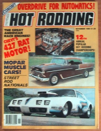 POPULAR HOT RODDING 1980 NOV - LANDY'S CARS, KILLER MOPARS